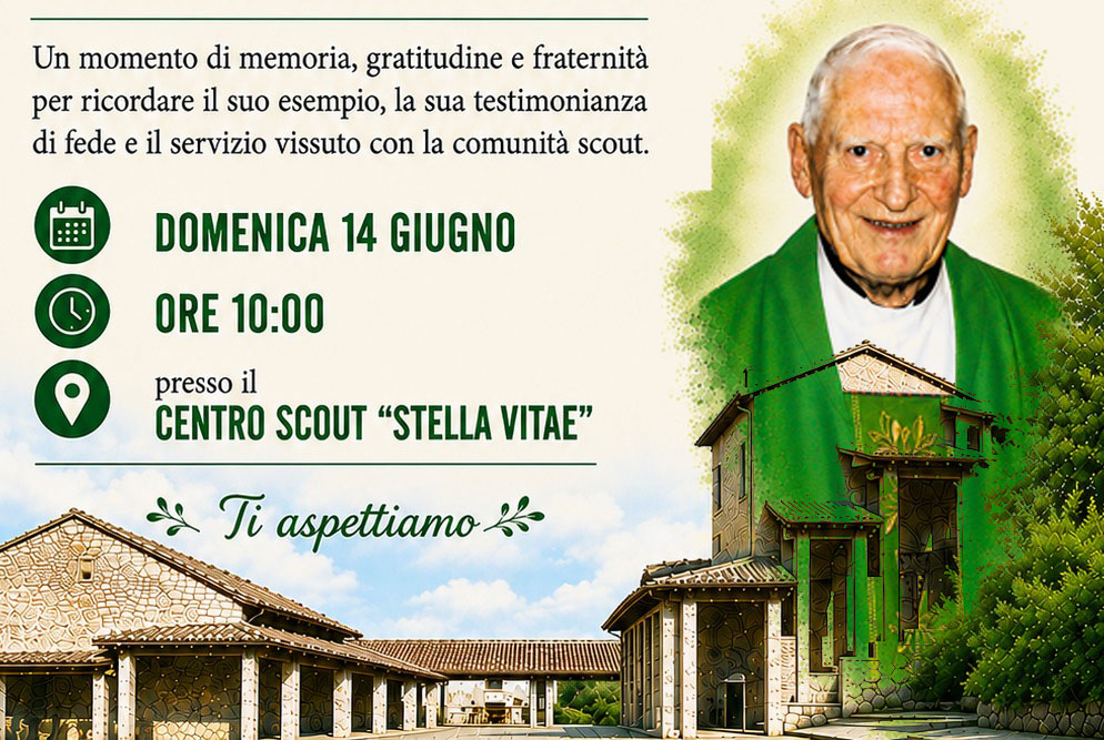 IL CENTRO SCOUT “STELLA VITAE” INTITOLA IL “CONVENTINO” A DON PASQUALE PIZZARDI